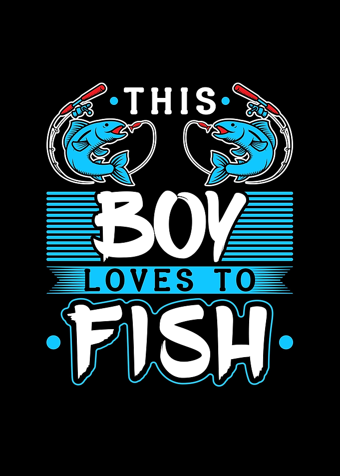 This Boy Loves To Fish