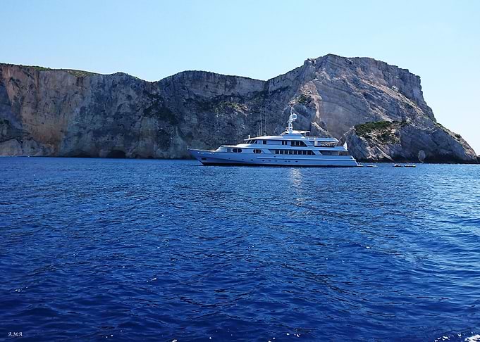 Boats in Zante