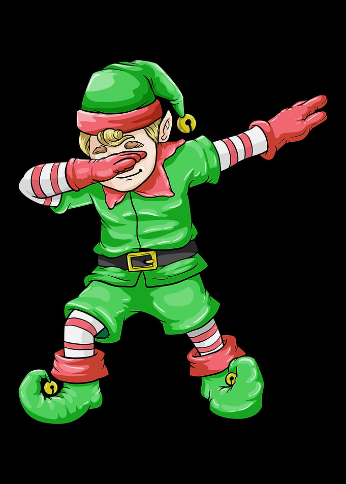 Christmas Dabbing Santa El