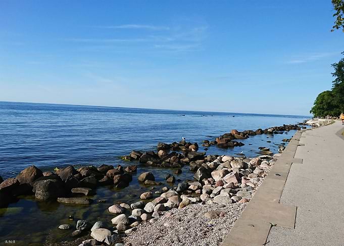 Sidewalk in Gotland