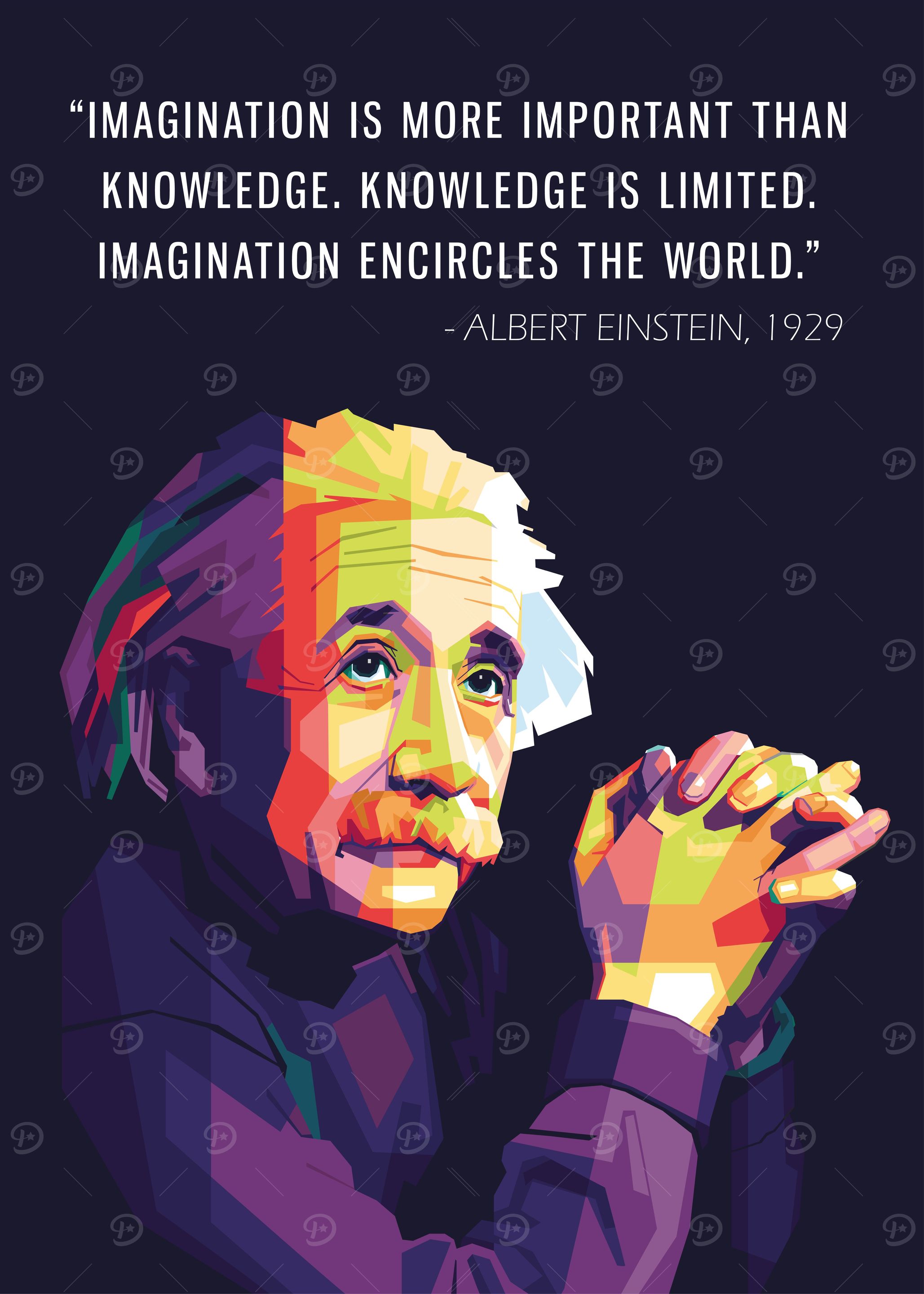 Albert Einstein Pop Art