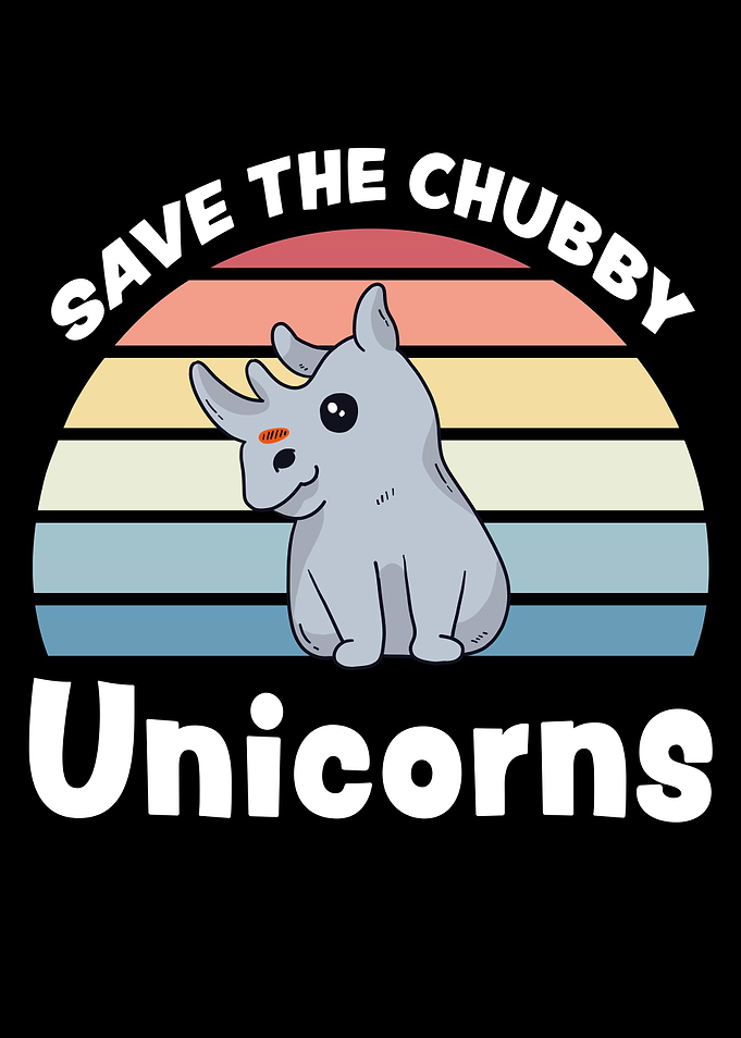 Chubby Unicorns Kawaii