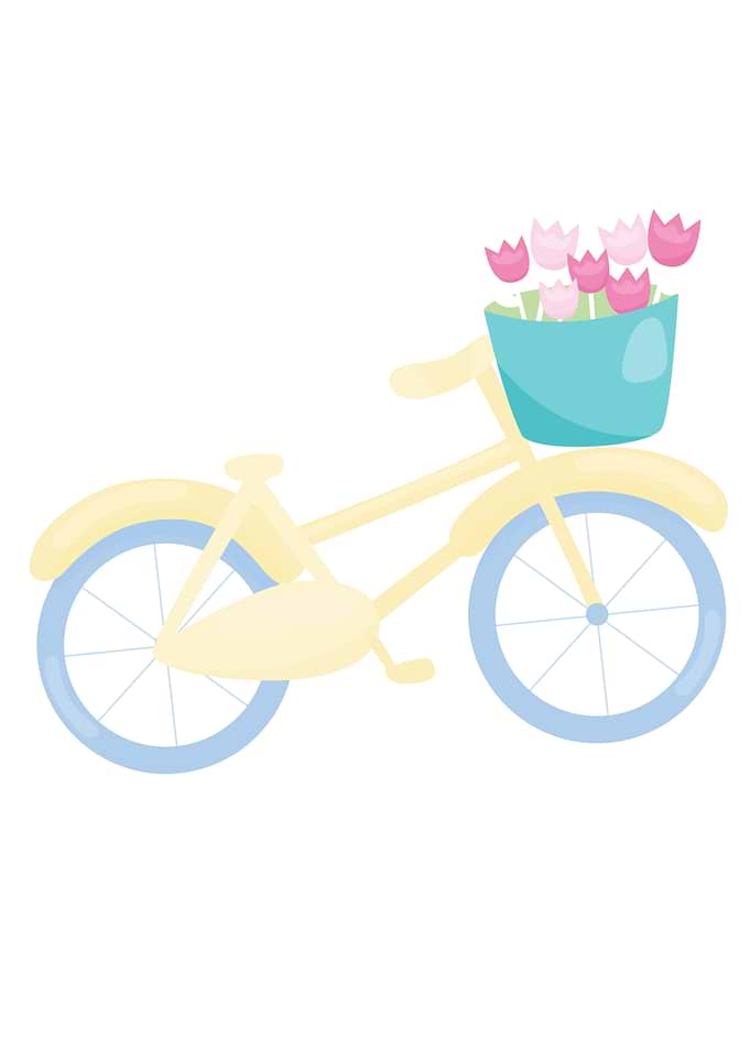 Bicycle with Flowers