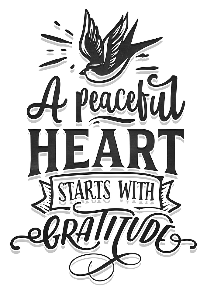 A peaceful heart
