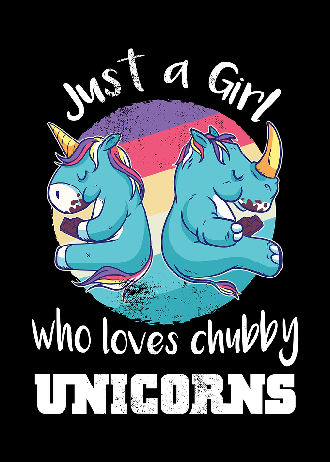 Girl loves Chubby Unicorns