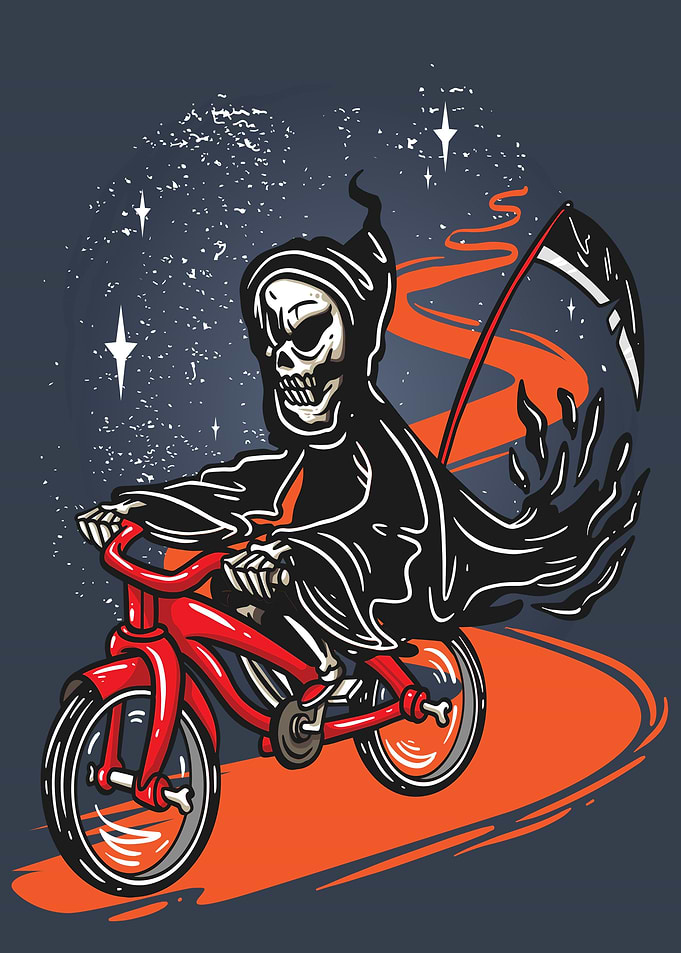 Halloween Cyclist