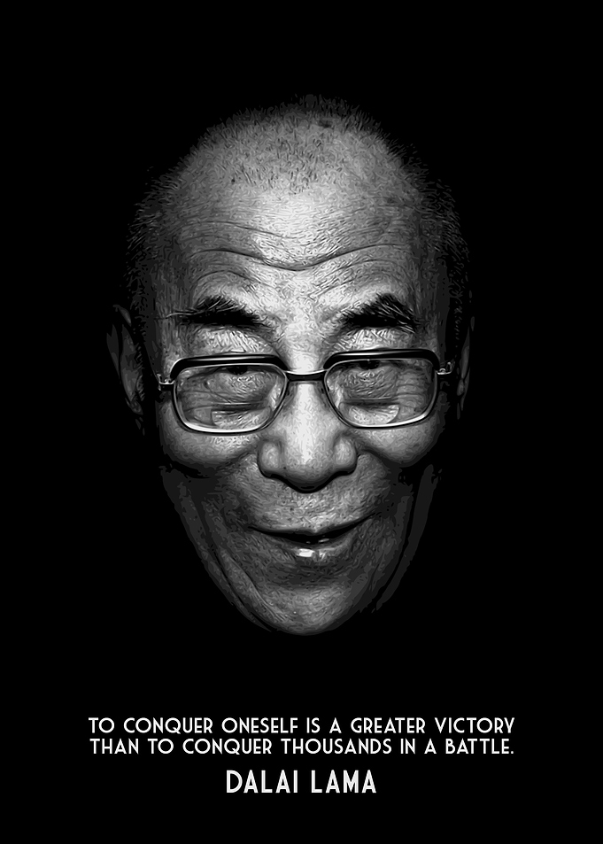 DALAI LAMA CONQUER FACE