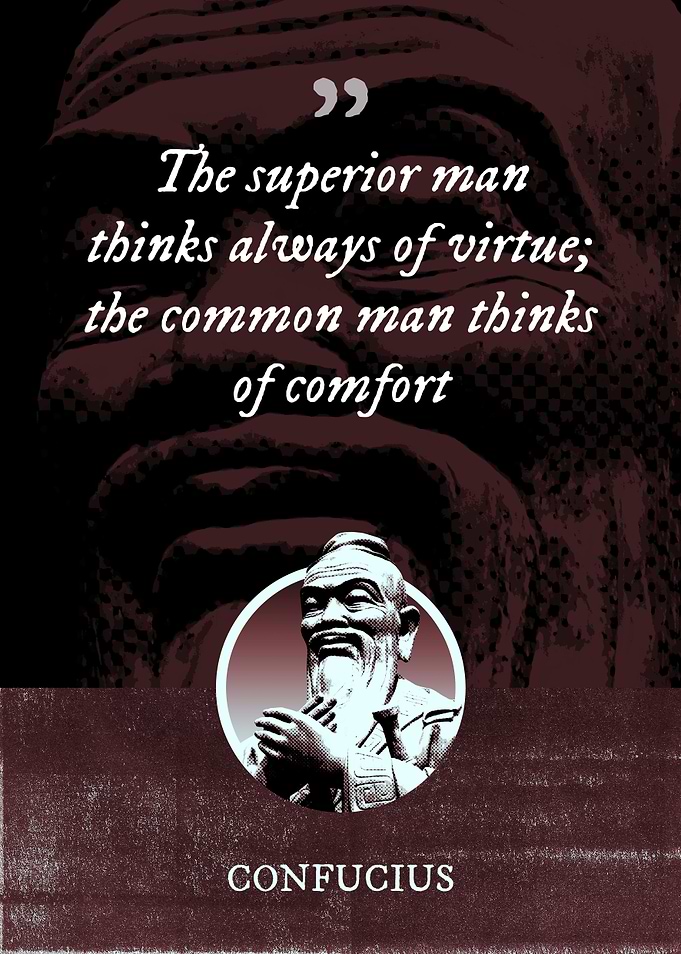 The superior man thinks