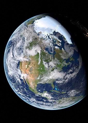 Universe view of Earth