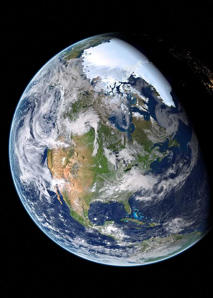 Universe view of Earth