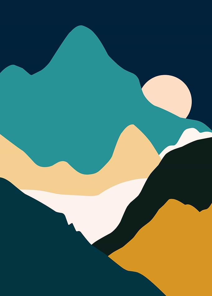 beauty abstract mountain