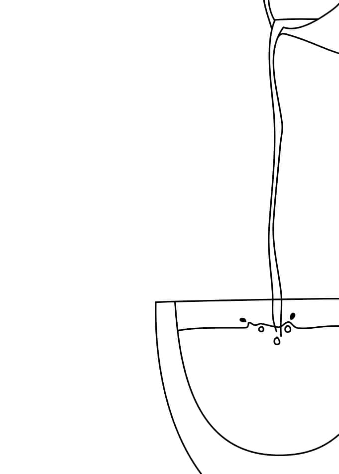 Pouring coffee