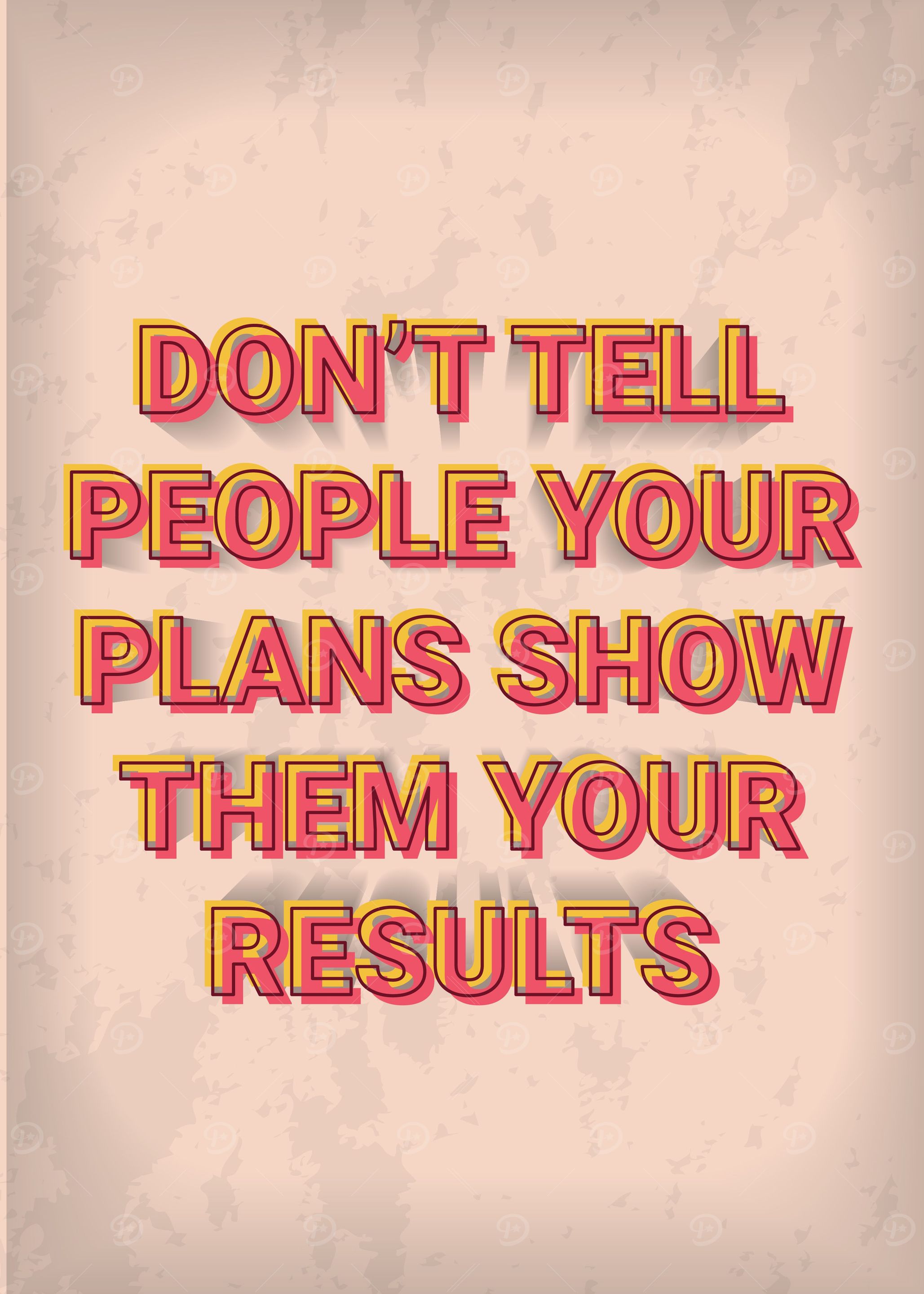 Vintage Motivation Quote
