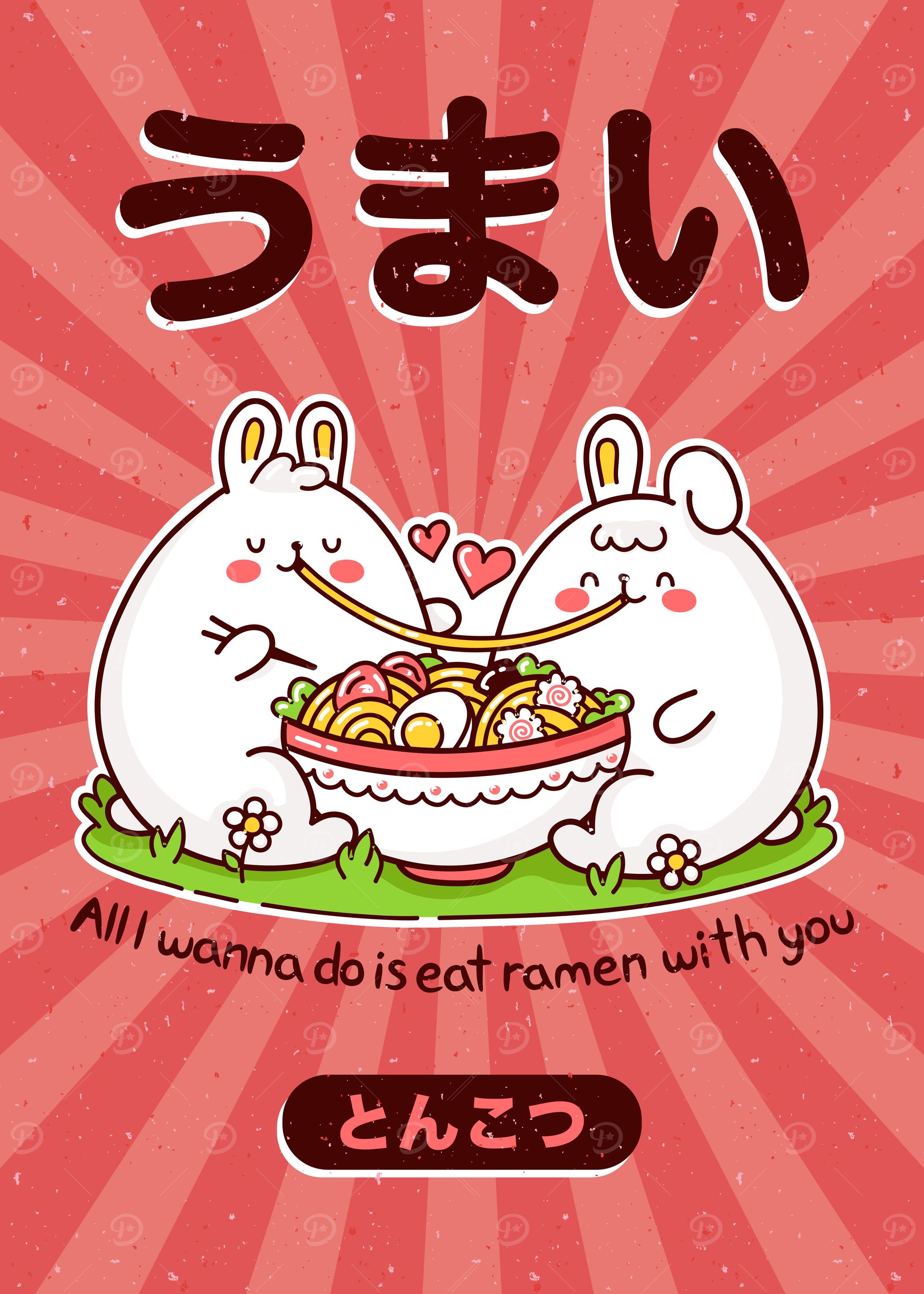 Kawaii Ramen Hamsters