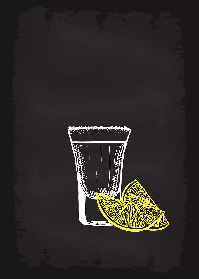 Tequila Alcohol Vodka Shot