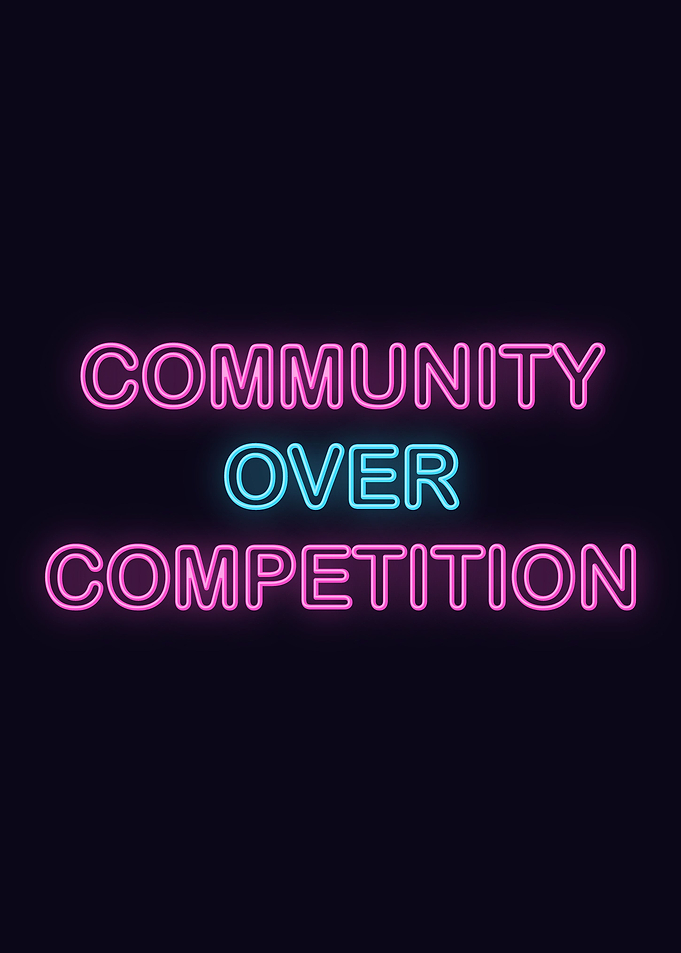 Neon Motivation Quote