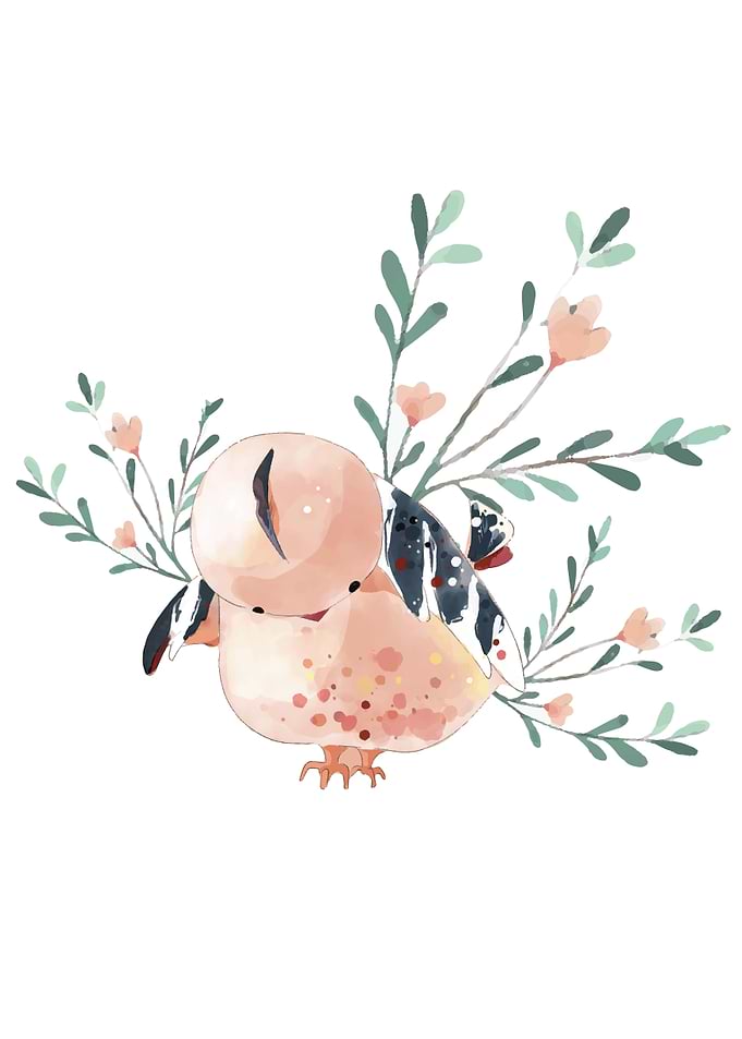 Hand painted watercolor