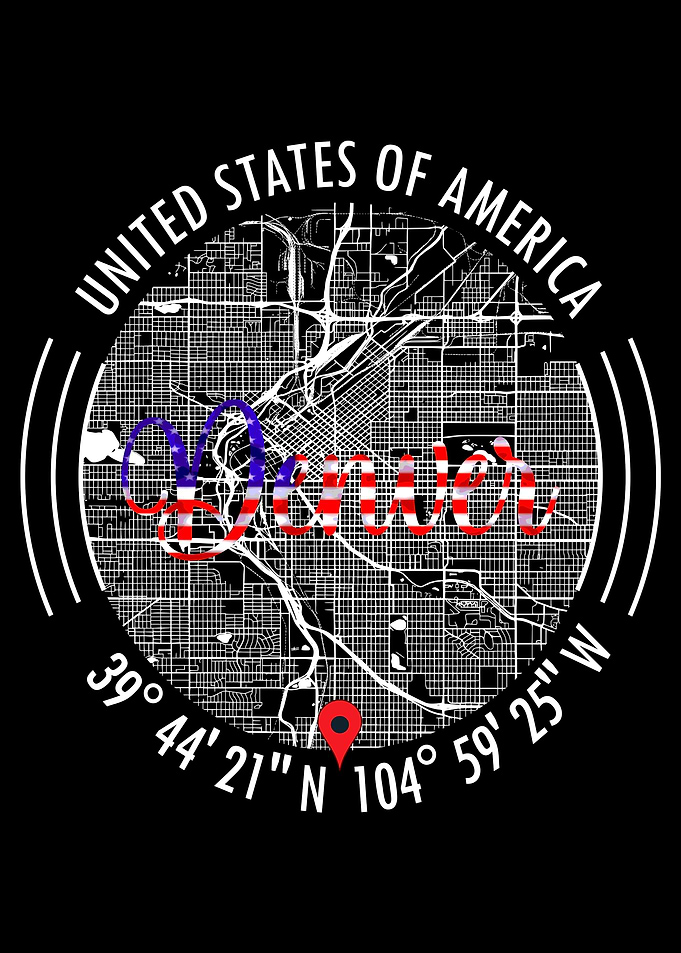 Denver USA Map