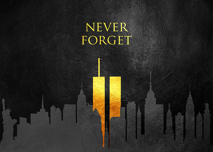 Never Forget 911 Gold