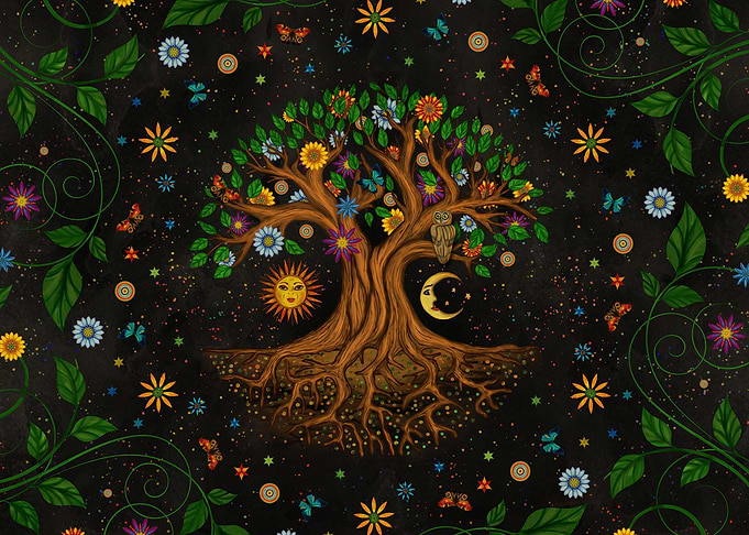 Whimsical Tree of Life