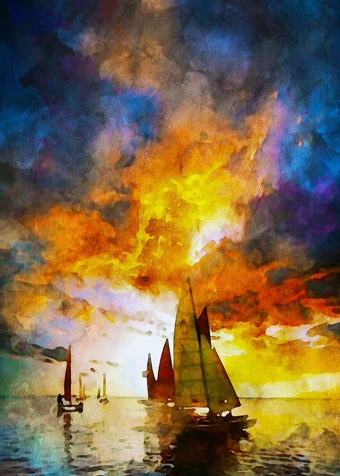 Sailing Into The Sunset