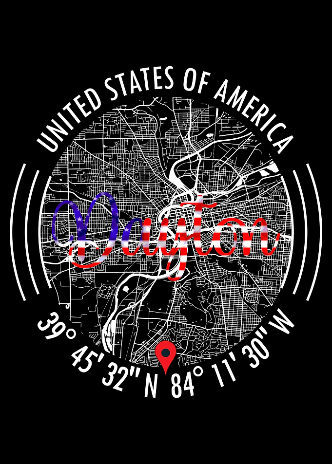 Dayton USA Map