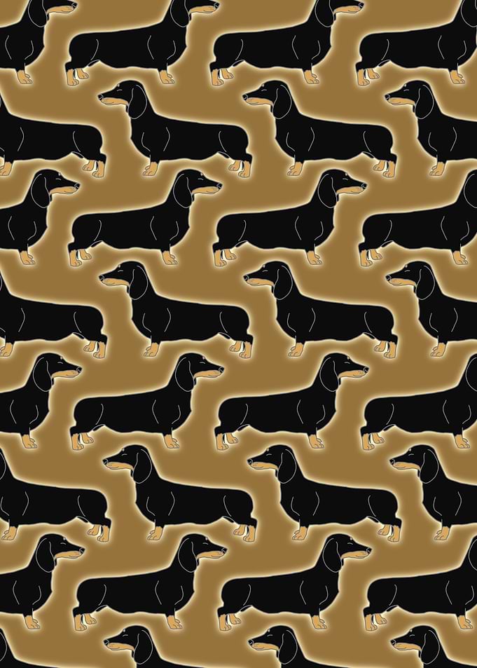 Mini dachshund pattern