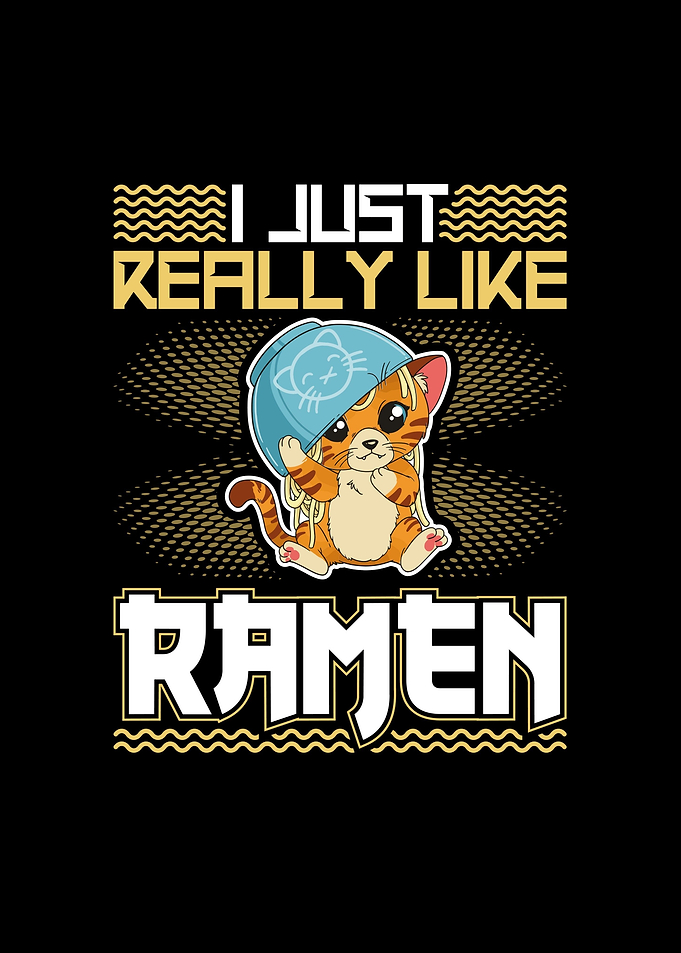 Ramen Kawaii Cat Anime