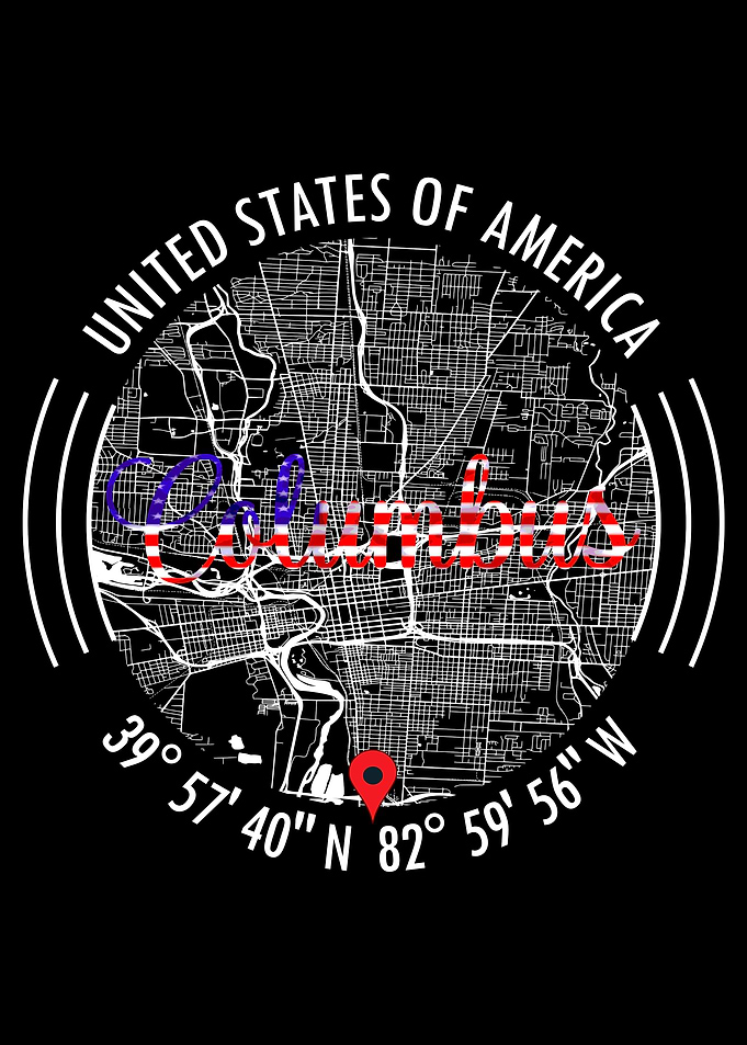 Columbus USA Map