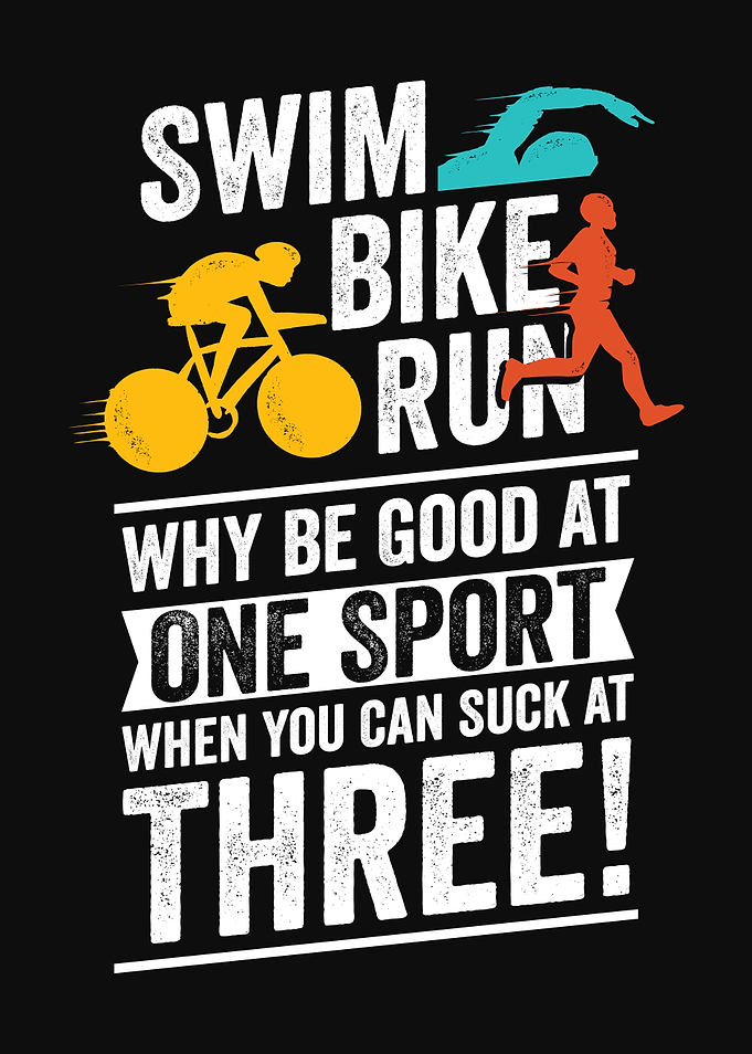 Funny Triathlon Design