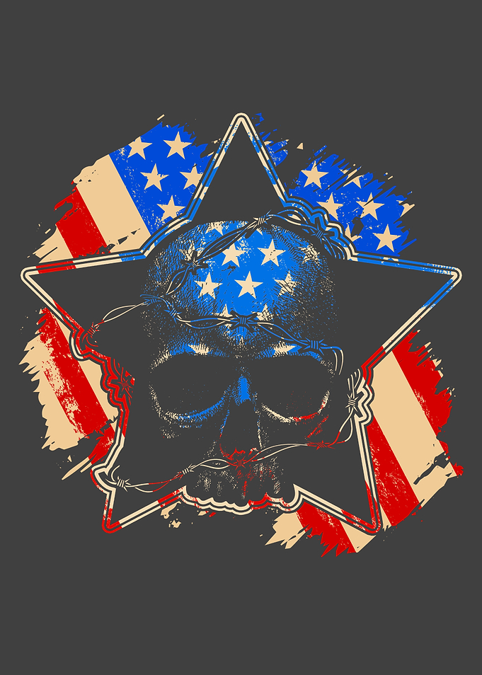 Patriotic Skull