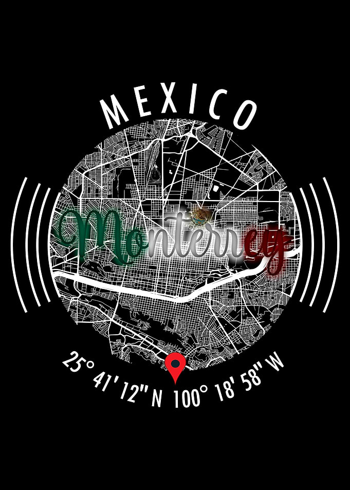 Monterrey MEXICO Map