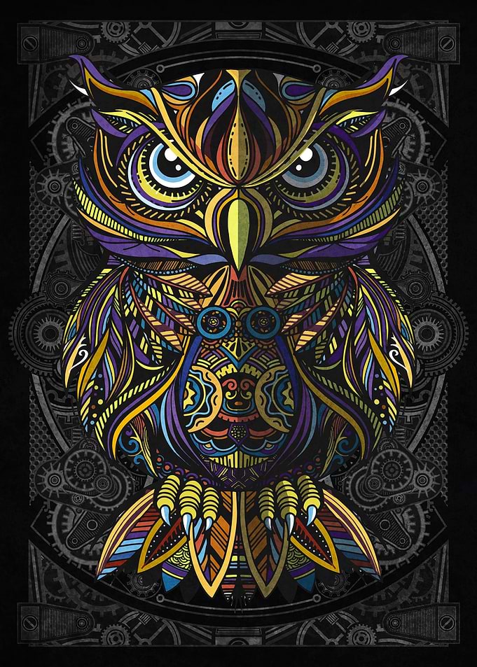 Steampunk Owl
