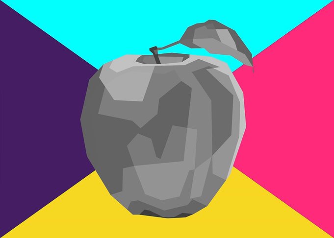 Apple in popart