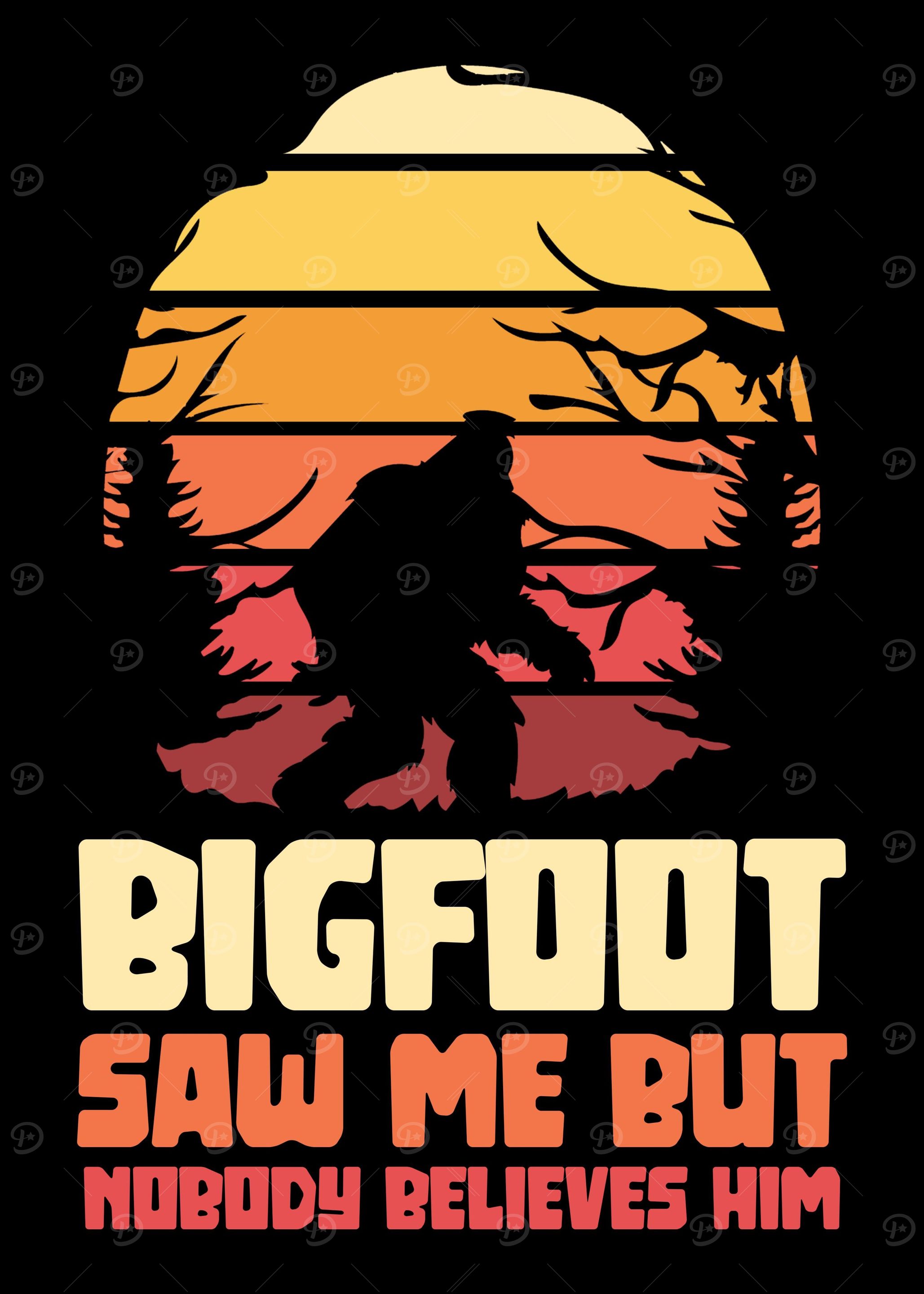 Bigfoot saw me