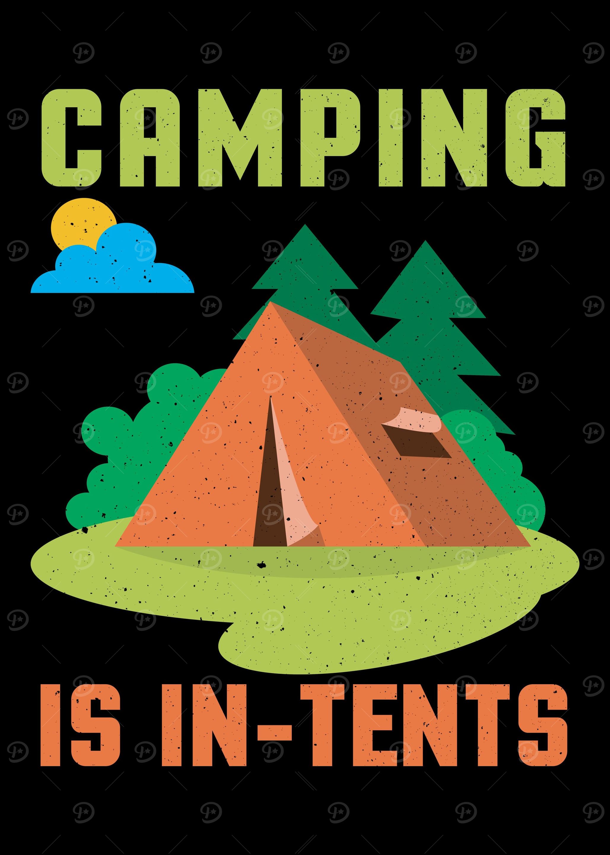 Camp Camping Camper Campfi