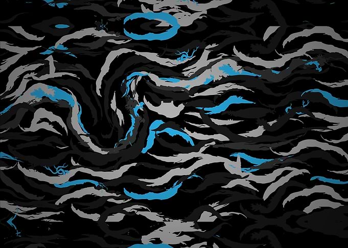 Aqua Camo Night