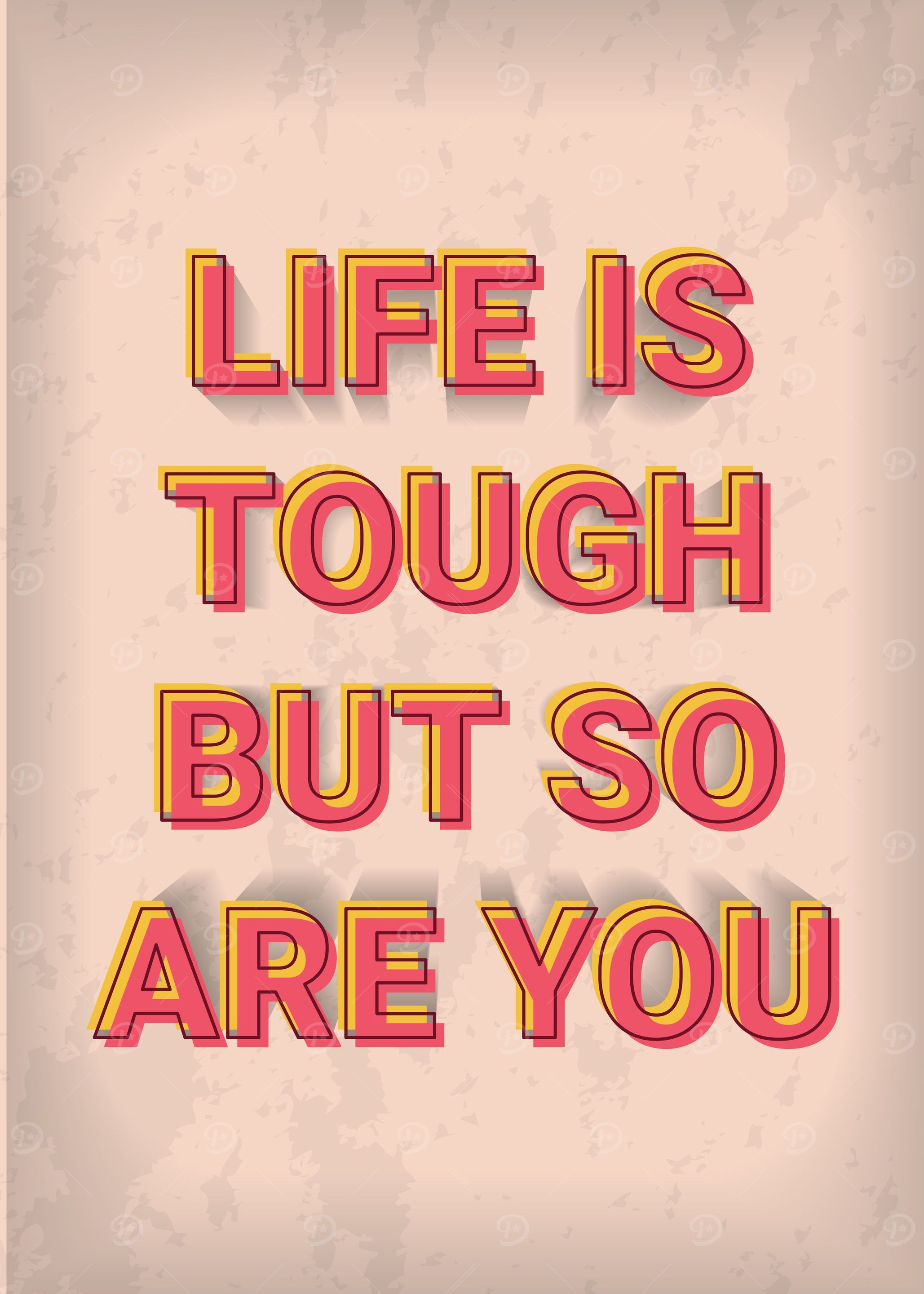 Vintage Motivation Quote