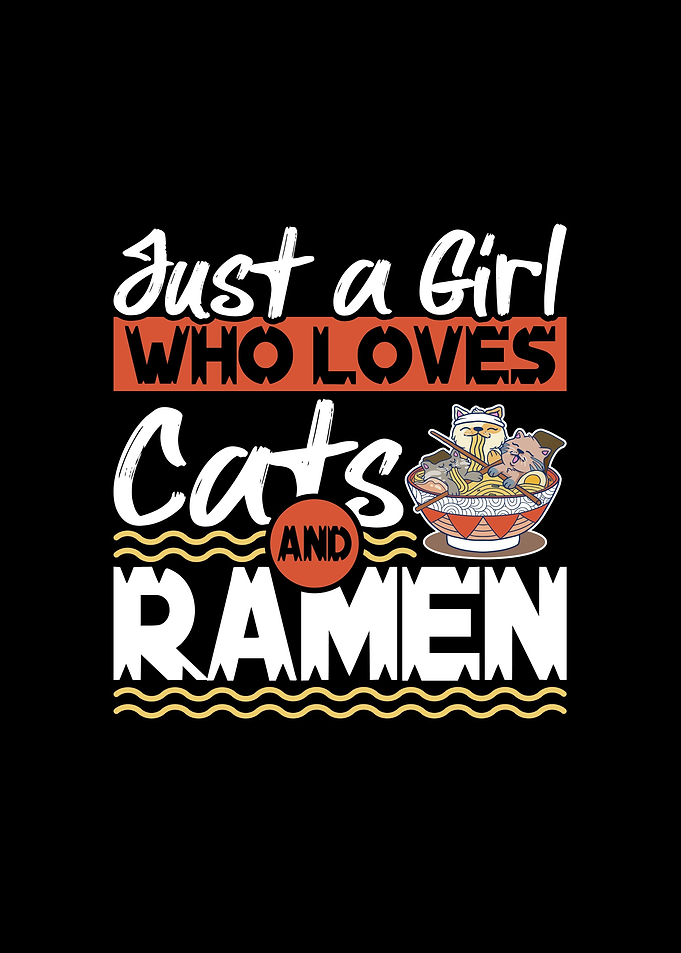 Girl Loves Cat Ramen