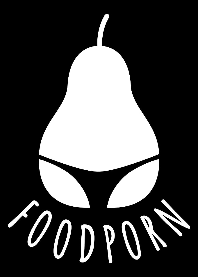 Foodporn pear with thong