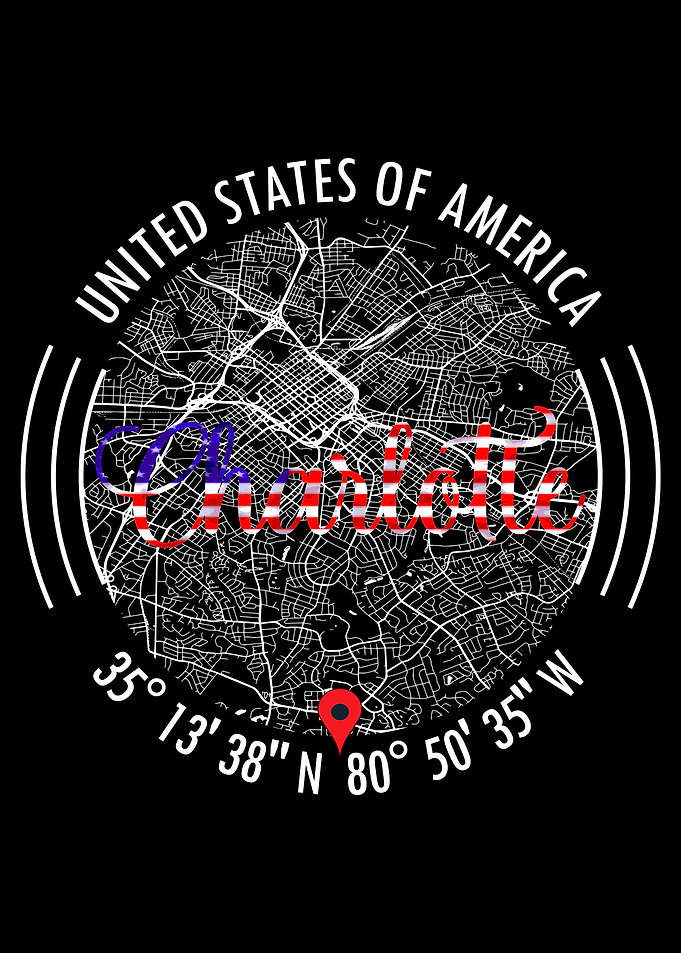 Charlotte USA Map