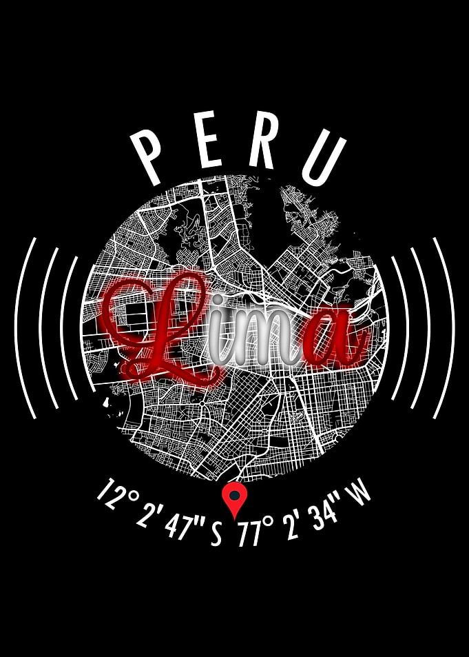 Lima PERU Map