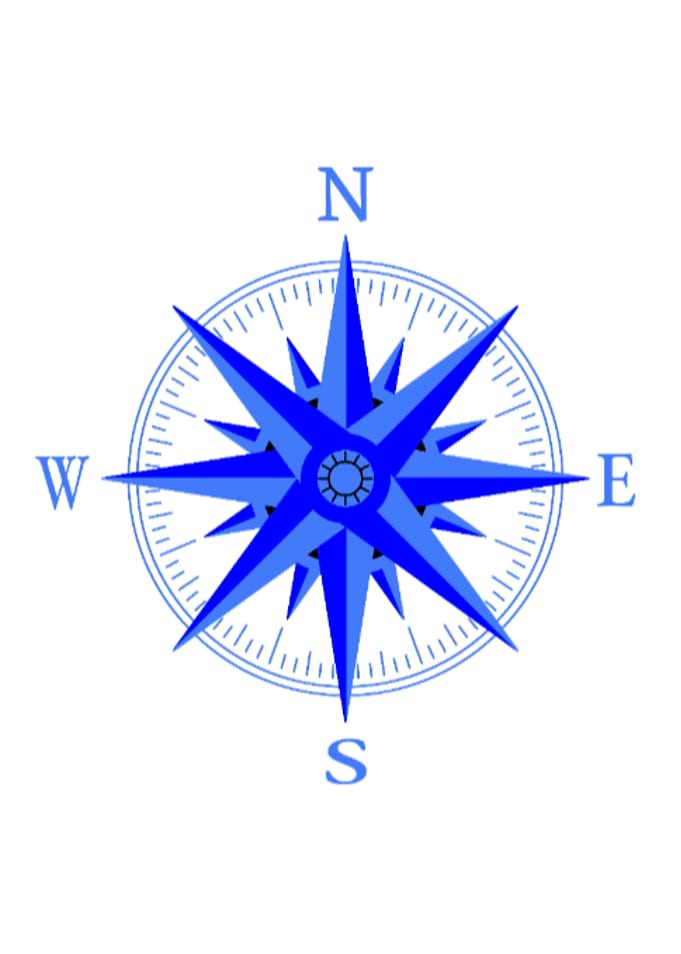 Sailing Wind Rose Compass