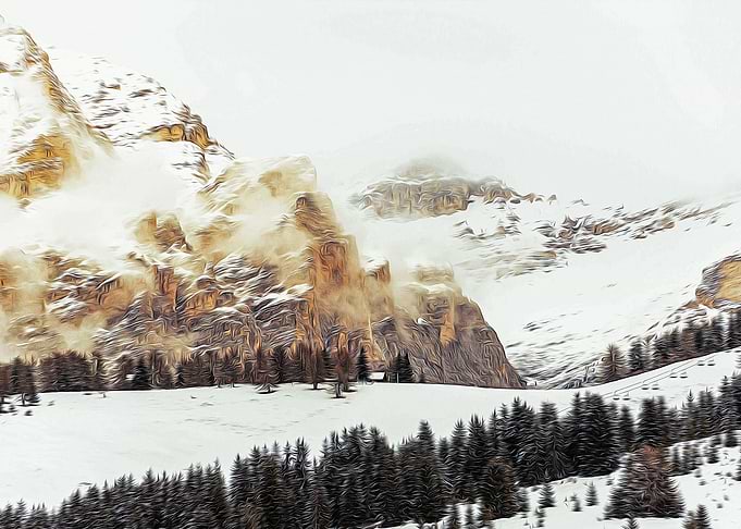 Panorama in Alta Badia