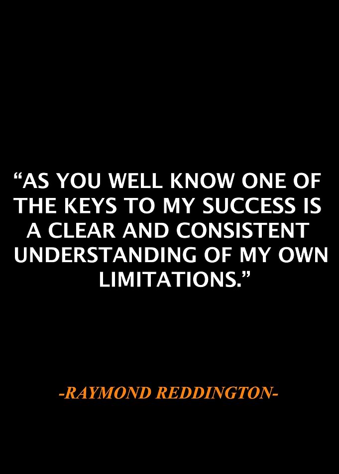 Raymond Reddington Qoute