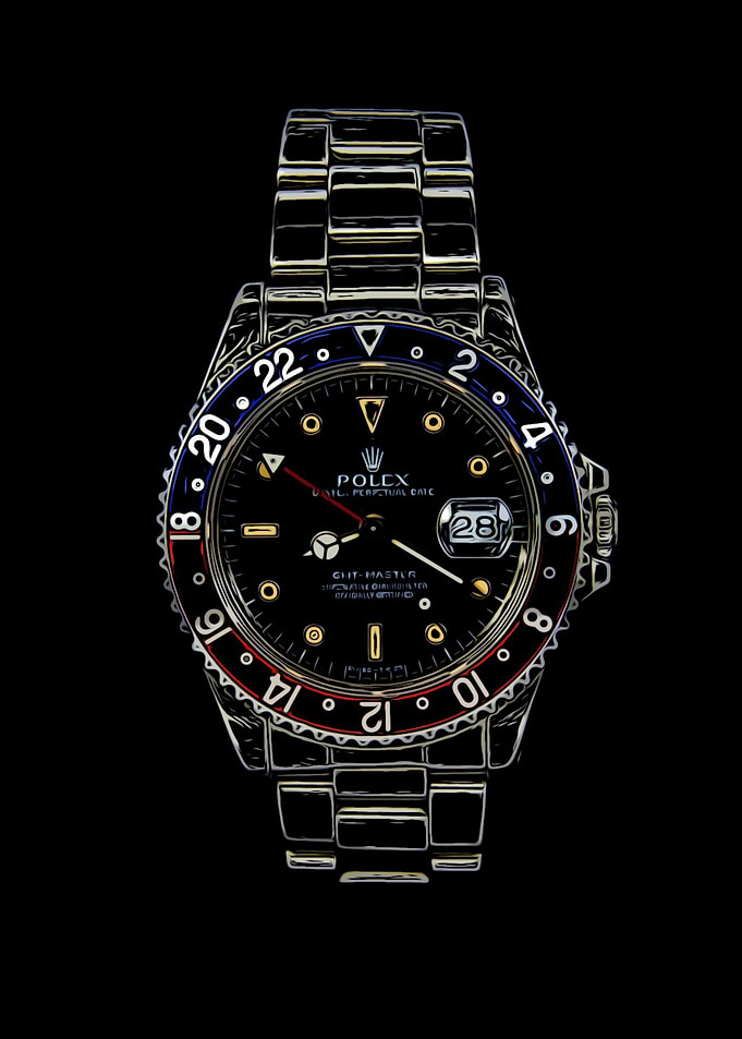 Rolex GMT Master II Art