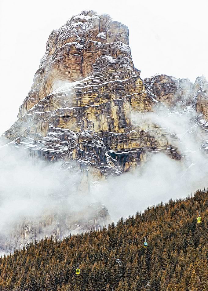 Panorama in Alta Badia