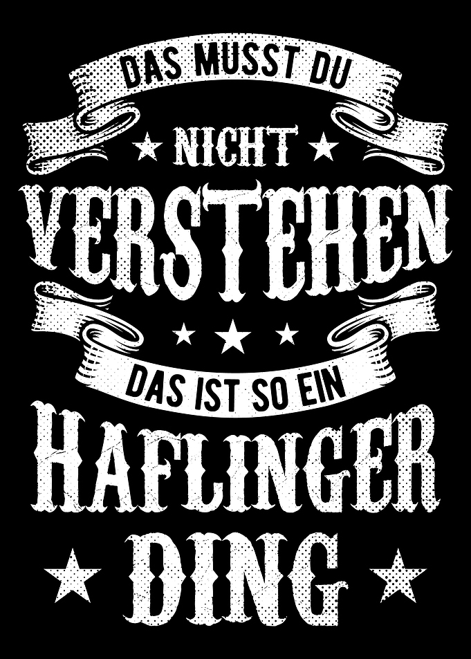 Haflinger thing