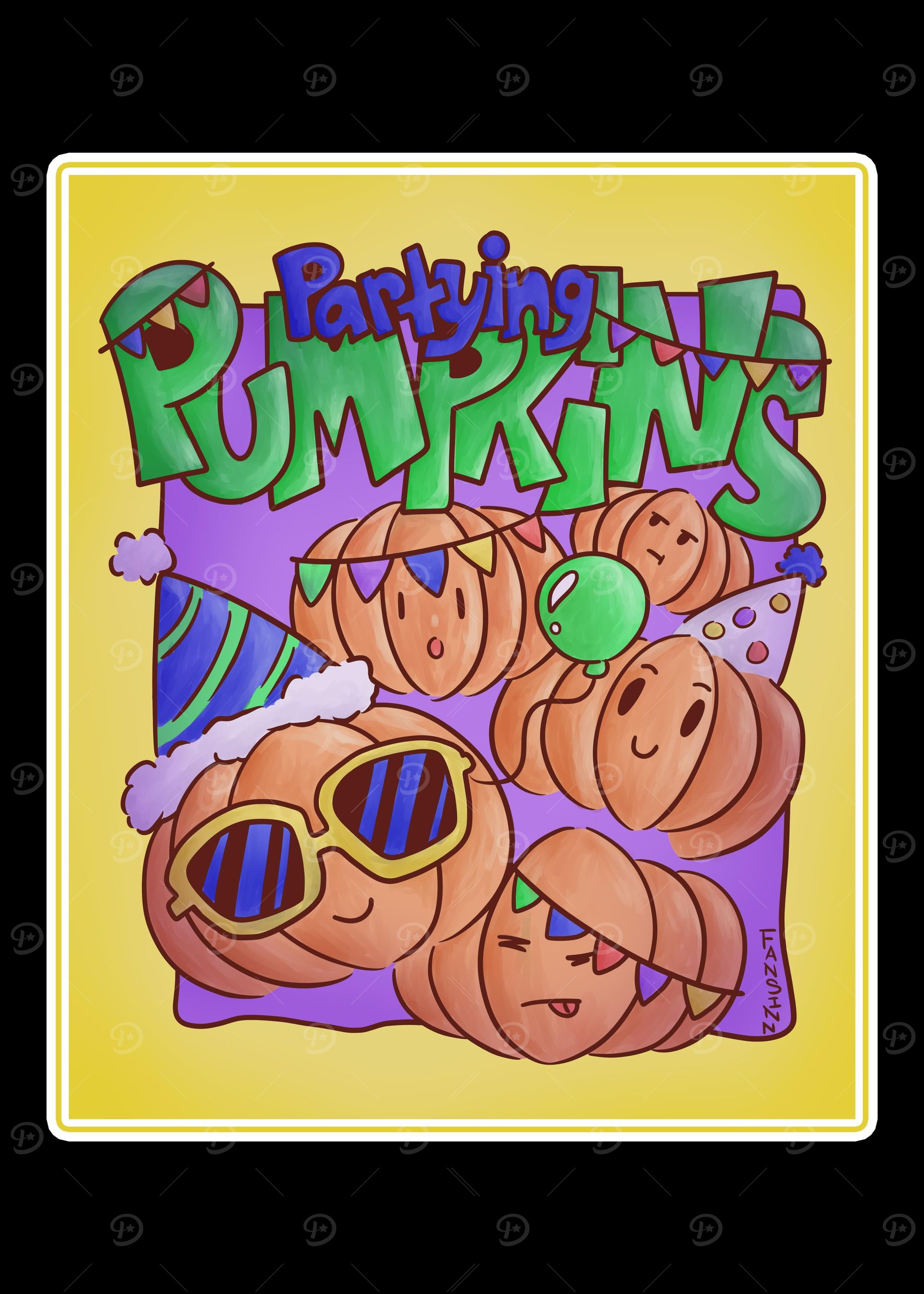 Halloween Party Pumpkin fu