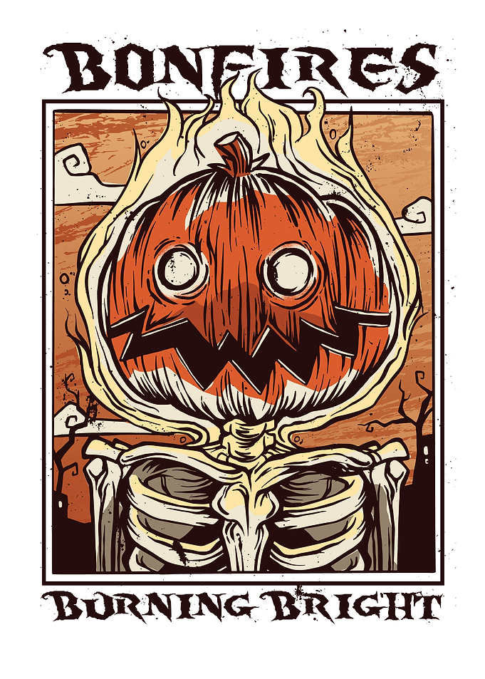 Bonfire Pumpkin Halloween
